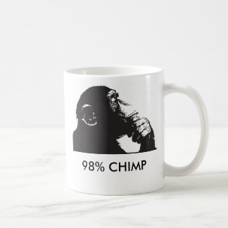 Caneca De Café CHIMPANZÉ de 98%