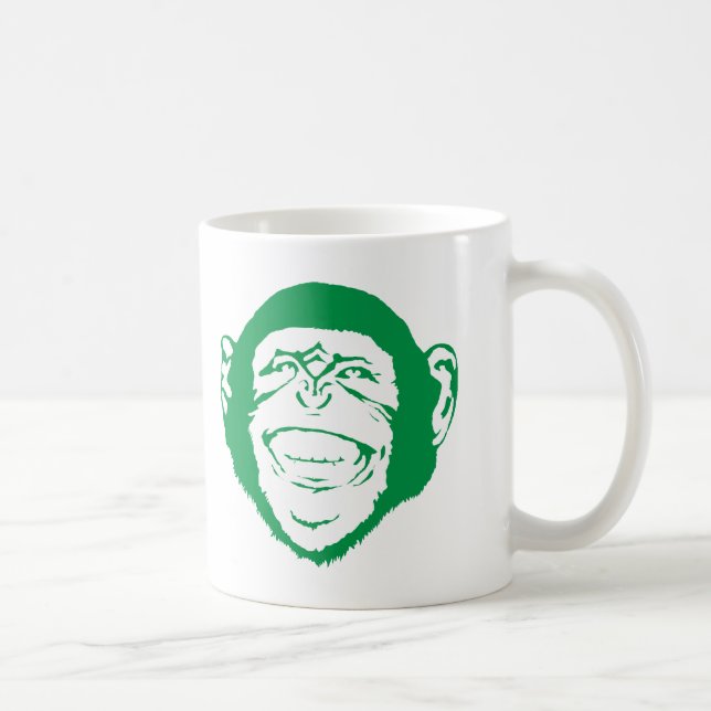 Caneca De Café Chimpanzé de riso (Direita)
