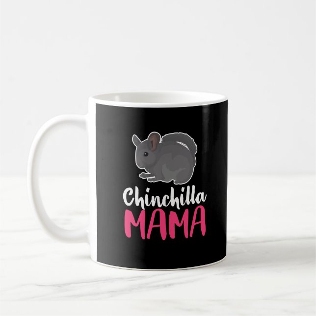 Caneca De Café Chinchilla Mama Dono da Mãe Presente (Esquerda)