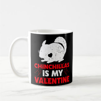 Caneca De Café Chinchillas é meu Namorados Engraçado Chinchilla V