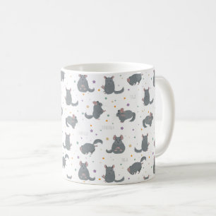 Caneca De Café Chinchillas fazendo yoga
