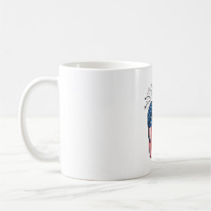 Caneca De Café Chinelos Patrióticos Fogos de Artifício Camiseta d