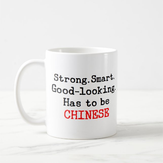 Caneca De Café chinês forte (Esquerda)