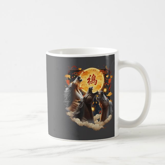 Caneca De Café Chinese New Year 2026 Year Of The Horse  (Direita)