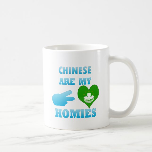 Caneca De Café Chineses é meu Homies (Direita)