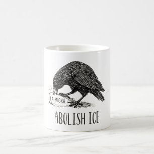 Caneca De Café Chinga La Migra – Protesto Anti-ICE Multidão