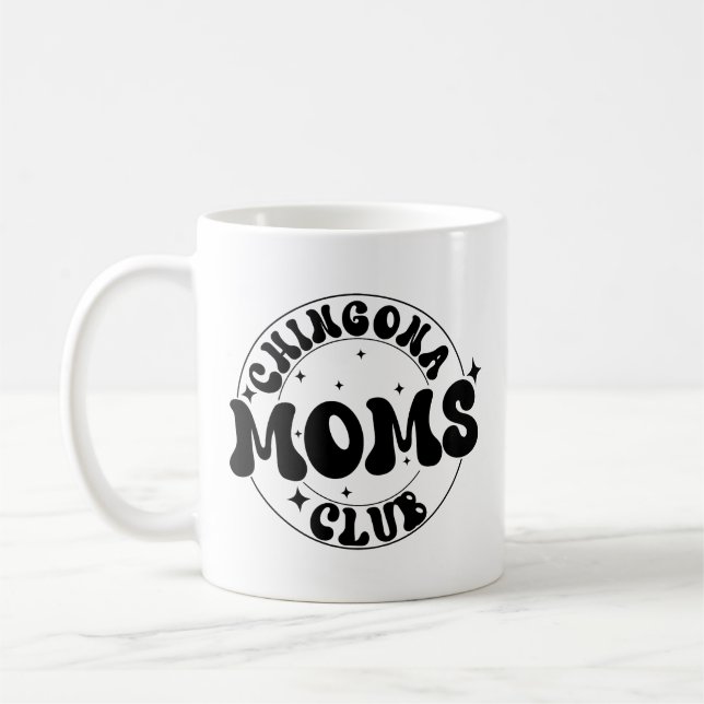 Caneca De Café Chingona Mães Club Cafecito, Retro (Esquerda)
