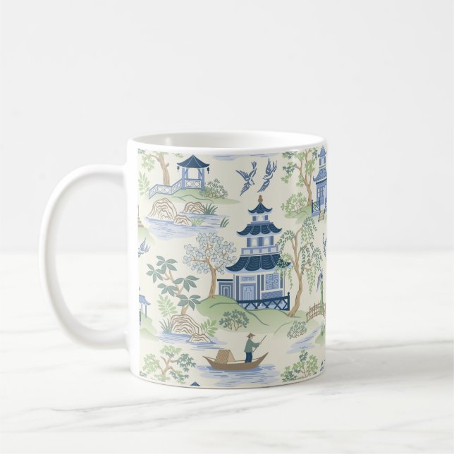 Caneca De Café Chinoiserie (Esquerda)