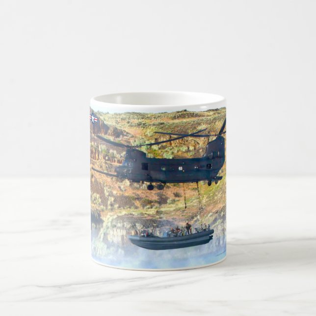 CANECA DE CAFÉ CHINOOK MH-47G (Centro)