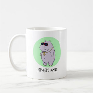 Caneca De Café Chip-Hopotamus Cute Animal Hippo Pun