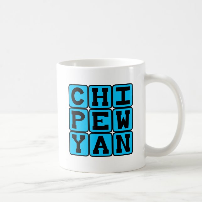 Caneca De Café Chipewyan, Língua do Noroeste do Canadá (Direita)
