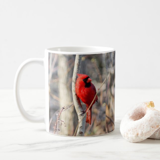 Caneca De Café Chipset Cardinal Perch Mug (Com Donut)