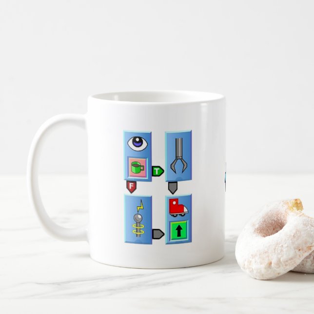 Caneca De Café ChipWits IBOL IF VER Design de café (Com Donut)