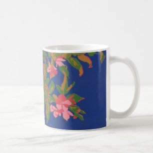 Caneca de café chique, Japonica cor-de-rosa no