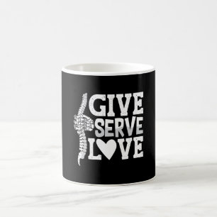 Caneca De Café Chiropracet dá servo amor quiroprático