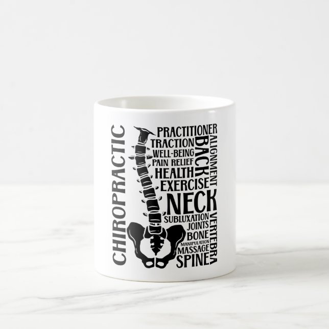 Caneca De Café Chiropractic Spine Therapist Chiro Chiropractor (Centro)