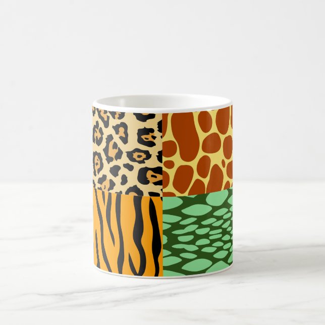 Caneca De Café Chita, Girafa, Tigre e Cobra (Centro)