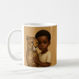 Caneca De Café Chita & Menino: Laço do Selvagem e Inocente