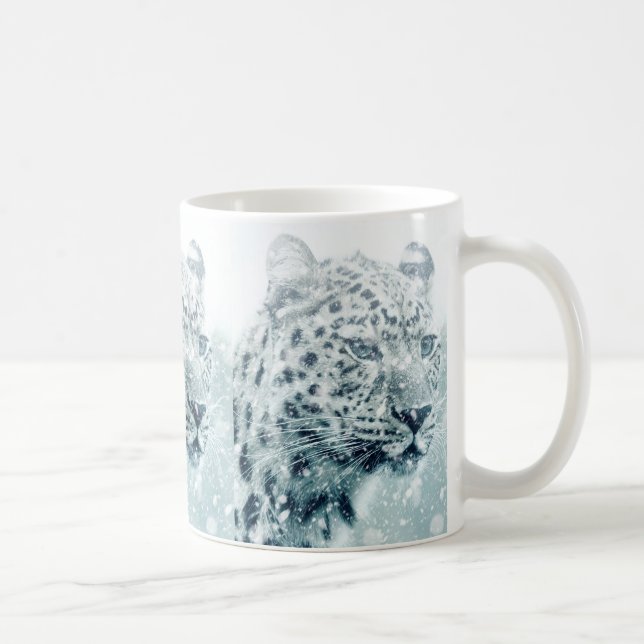 Caneca De Café Chita na Arte da Neve (Direita)
