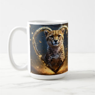 Caneca De Café Chita: Um Coração de Amor a Ouro