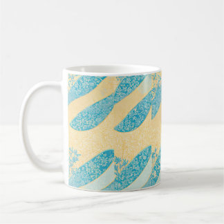 Caneca De Café Chiyogami Collage - Floral Harmony Mug