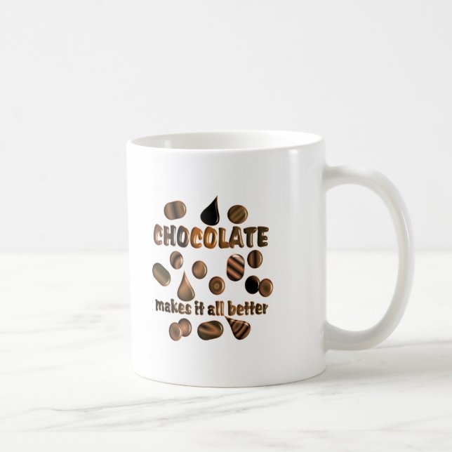 Caneca De Café Chocolate (Direita)