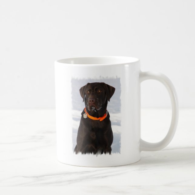 Caneca De Café Chocolate Labrador Mug (Direita)