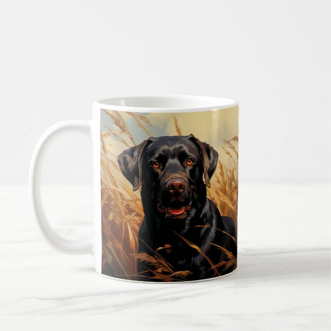 Caneca De Café Chocolate Labrador Retriever (Esquerda)