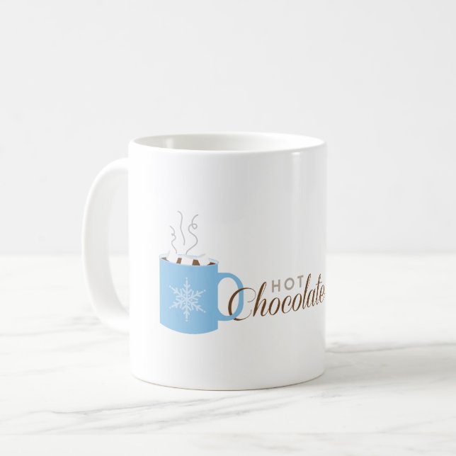 Caneca De Café Chocolate Quente (Frente Esquerda)