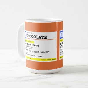 Caneca De Café Chocolate Quente a Receita Personalizada ou