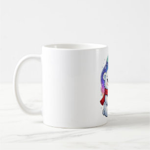Caneca De Café Chocolate Quente de Urso Polar Natal