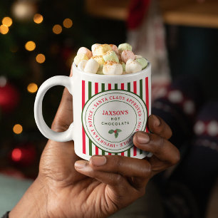 Caneca De Café Chocolate Quente Natal das Crianças Polo Norte do