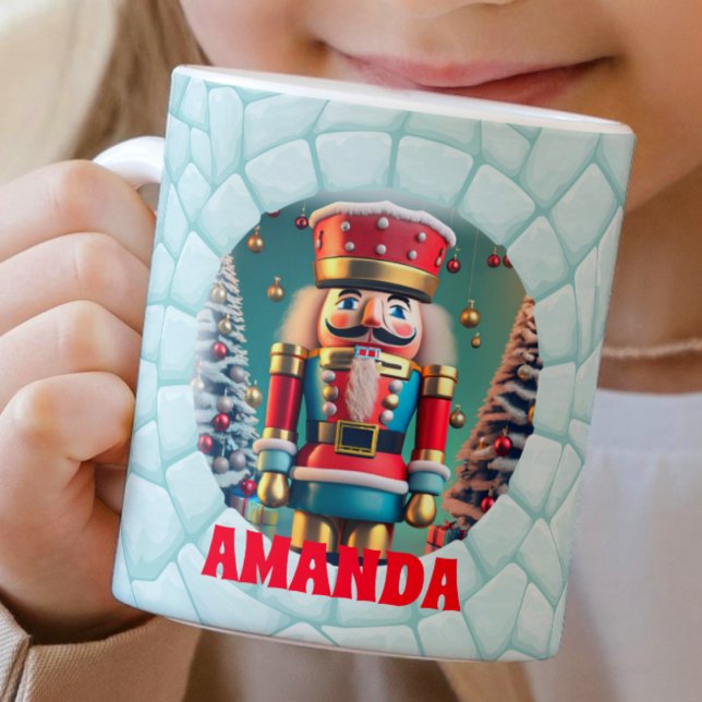Caneca De Café Chocolate Quente para Crianças Personalizadas de N (Criador carregado)