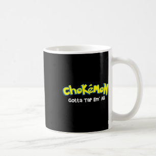 Caneca De Café Chokemon Precisa Tocar Em Todos - Jiu Jitsu Mma Bj
