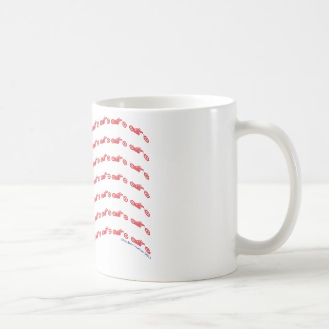 Caneca De Café Chopper-Flag-Wave (Direita)