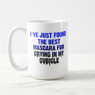 Caneca De Café Chorando No Meu Escritório Cubicho Engraçado, Mug
