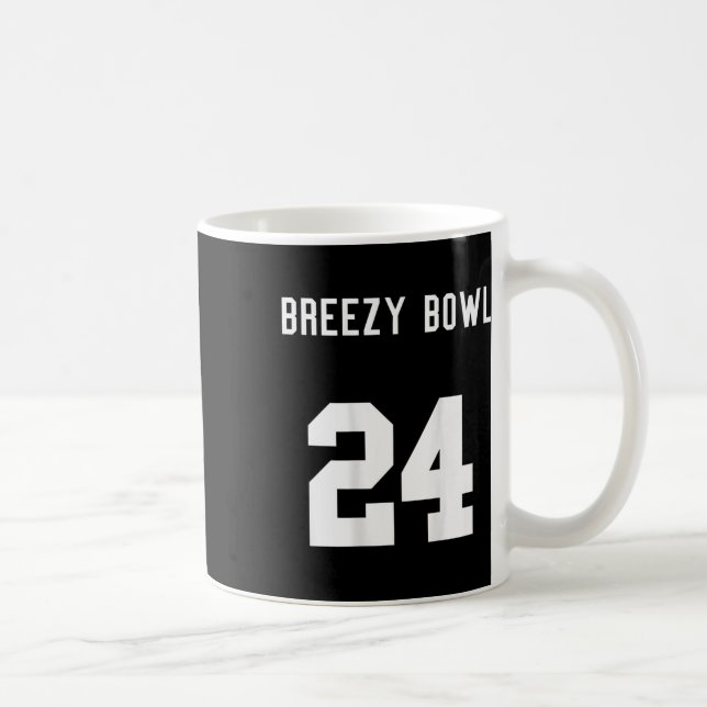 Caneca De Café Chris Breezy 24 On Back  (Direita)