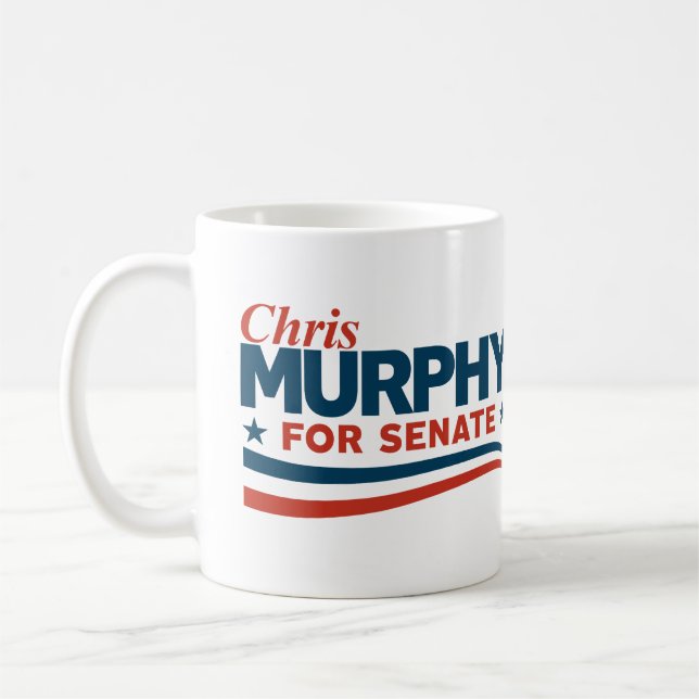 Caneca De Café Chris Murphy para o Senado (Esquerda)