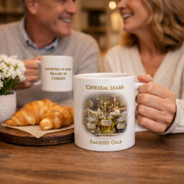 Caneca De Café Chrism Mass  Sacred Oils Cathedral Design Catholic