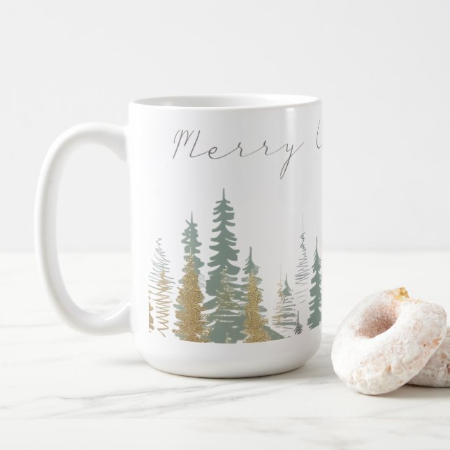 Caneca De Café Chrismas Mugs  (Com Donut)