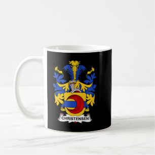 Caneca De Café Christensen Casaco do Armamento Family Crest