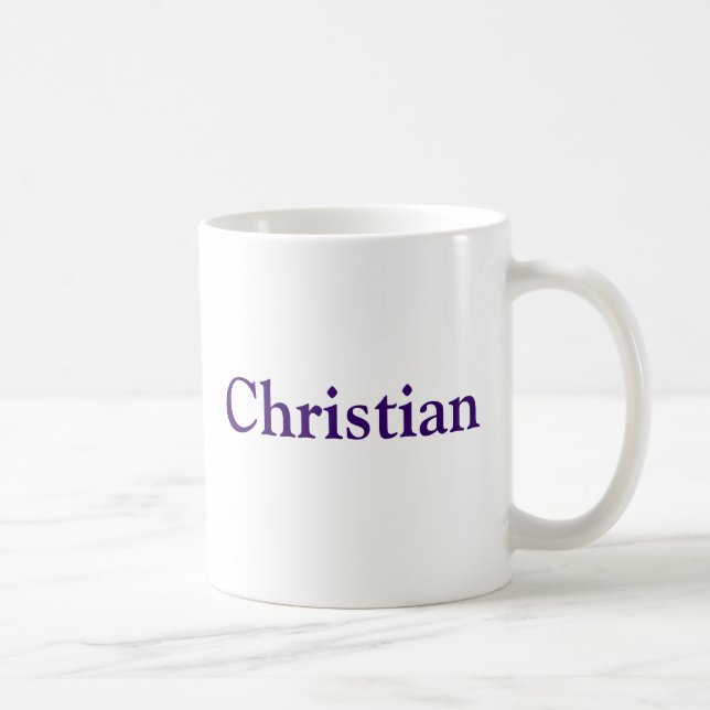 Caneca De Café Christian (Direita)