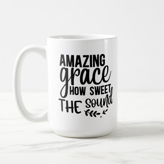 Caneca De Café Christian Amareling Grace Coffee Mug (Esquerda)
