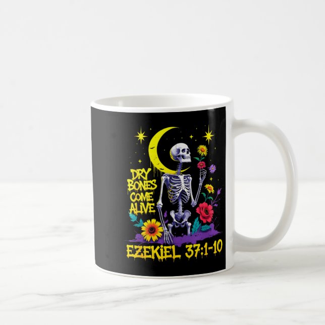 Caneca De Café Christian Bible Verse Dry Bones Come Alive Ezekiel (Direita)