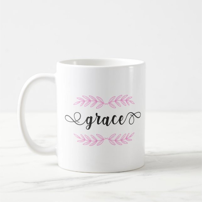 Caneca De Café Christian Bíblia Verse Grace (Esquerda)