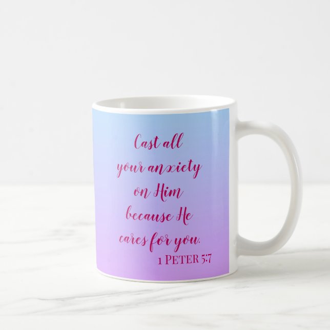 Caneca De Café Christian Cast All You Ansiedade (Direita)