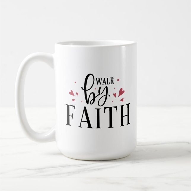 Caneca De Café Christian Coffee Mug - Passeando De Fé (Esquerda)