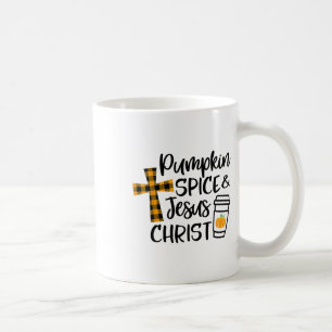 Caneca De Café Christian Fall Pumpkin Spice E Jesus Cristo Sacue