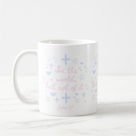 Caneca De Café Christian Girly Bíblia Verse Rosa Mug Cristão