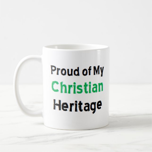 Caneca De Café christian heritage (Esquerda)